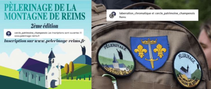 Le CCPC, dont le logo reprend les mêmes couleurs et symboles que le premier logo des Remes, avait annoncé l'année suivante le deuxième pèlerinage en reprenant également les mêmes visuels.
