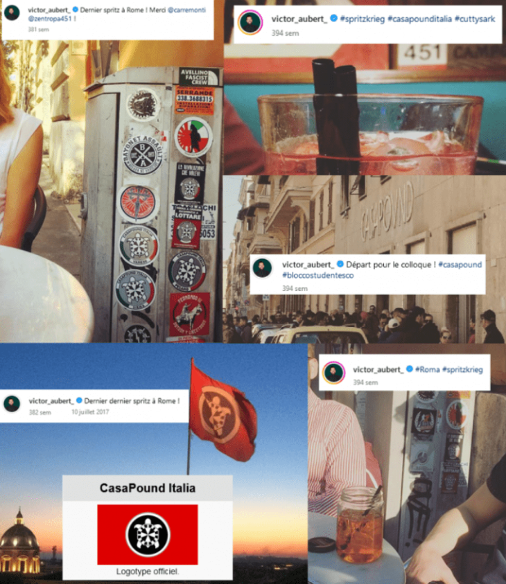 La fascista vida chez les Italiens de Casapound.
